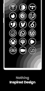Nothing (1) White - Icon Pack تصوير الشاشة 3