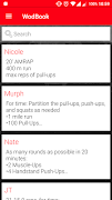 5 Schermata Wod tracker and timer