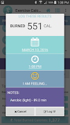 Exercise Calorie Calculator screenshot 3