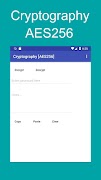 Cryptography Tool [AES256/CBC/ captura de pantalla 1