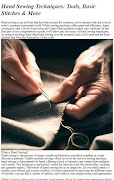 How to Hand Sew Basic Stitches screenshot 3