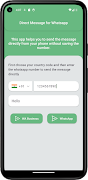 Direct Message for WhatsApp скриншот 2