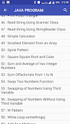 100+ core java programs with o تصوير الشاشة 1