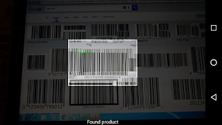 bar code  reader syot layar 1