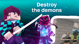 Demon Slayer Mod mcpe الملصق