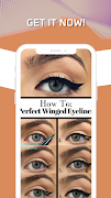 eyeliner tutorial Ekran Görüntüsü 4