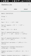 Statistics Study Lite, statext screenshot 2