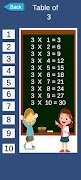 Multiplication time table game screenshot 1