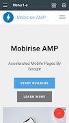 برنامه‌نما Mobirise Website Builder عکس از صفحه
