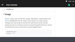 برنامه‌نما Rust Libraries and Compiler عکس از صفحه