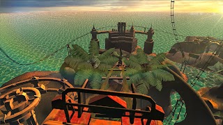 VR Roller Coaster Sunset captura de pantalla 3