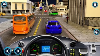 バス シミュレーターバスゲームオフライン スクリーンショット 1