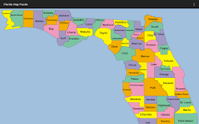 Florida Map Puzzle screenshot 2