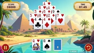Pyramid Solitaire Challenge screenshot 1