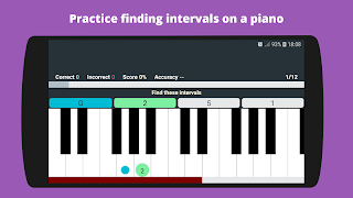 Jazz Piano Interval Trainer โปสเตอร์