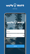 Wave Maps Rotas Plakat