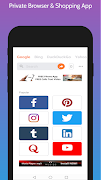 Private Browser & Shopping App poster
