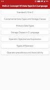 BASICS OF C PROGRAMMING স্ক্রিনশট 1