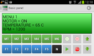 برنامه‌نما Virtual HMI عکس از صفحه
