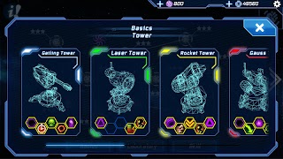 5 Schermata Sci-Fi Tower Defense Module TD