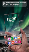 Transparent Screen Wallpaper ภาพหน้าจอ 3
