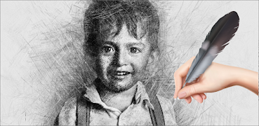 Pencil Photo Sketch Drawing Poster