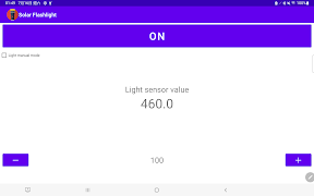 Solar flashlight Screenshot 3