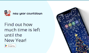 New year countdown timer Plakat