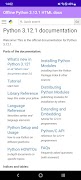 Python 3.12 Offline HTML docs تصوير الشاشة 2