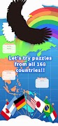 World Map Puzzle 168 Countries poster