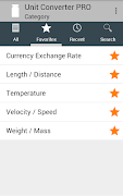 Unit Converter PRO 스크린샷 1