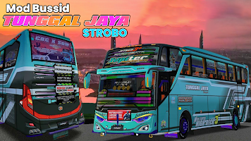 Mod Bussid Tunggal Jaya Strobo Ekran Görüntüsü 1