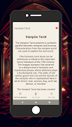برنامهنما Vampire Tarot عکس از صفحه