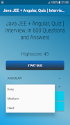 Java, JEE + Angular | Quiz, In 截图 2