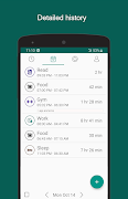 Time Tracker - TouchTime اسکرین شاٹ 1