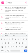 Breast Cancer Questions 스크린샷 1