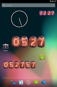 Nixie Clock Widget Deluxe स्क्रीनशॉट 4