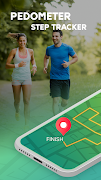 Pedometer App: Step Counter الملصق