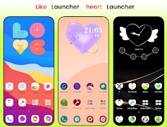Like Launcher:love,heart,theme plakat
