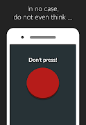 Red button: do not disturb poster