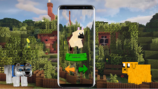 برنامه‌نما Mod Pets Dog Pixel Minecraft عکس از صفحه
