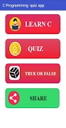 C Programming - Quiz App ポスター