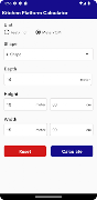1 Schermata Kitchen Platform Calculator