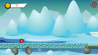 Red Bounce Ball: Blue Monster screenshot 2