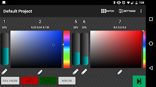 Aurora DMX syot layar 1