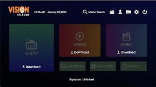 VISION TELECOM TV syot layar 1