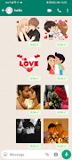 برنامهنما Romantic Couple & WASticker عکس از صفحه