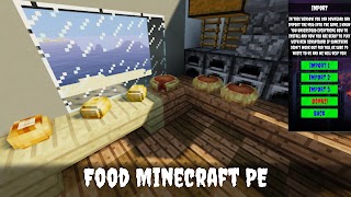Food Mod for Minecraft PE تصوير الشاشة 5