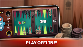 Backgammon-Offline Board Games capture d'écran 1