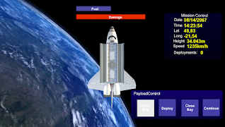 Space Shuttle 3D Simulation スクリーンショット 1
